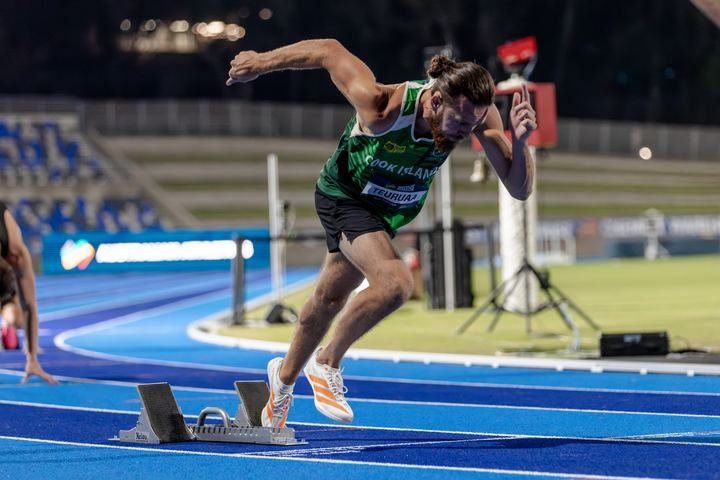 Out of the blocks at the Aus Champs