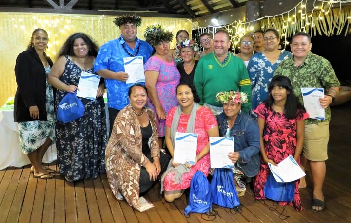 Certificate recipients on the night