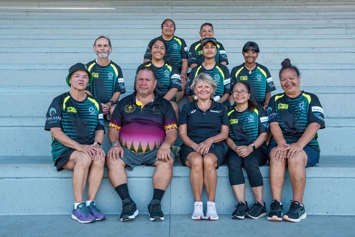 Coaches and support crew