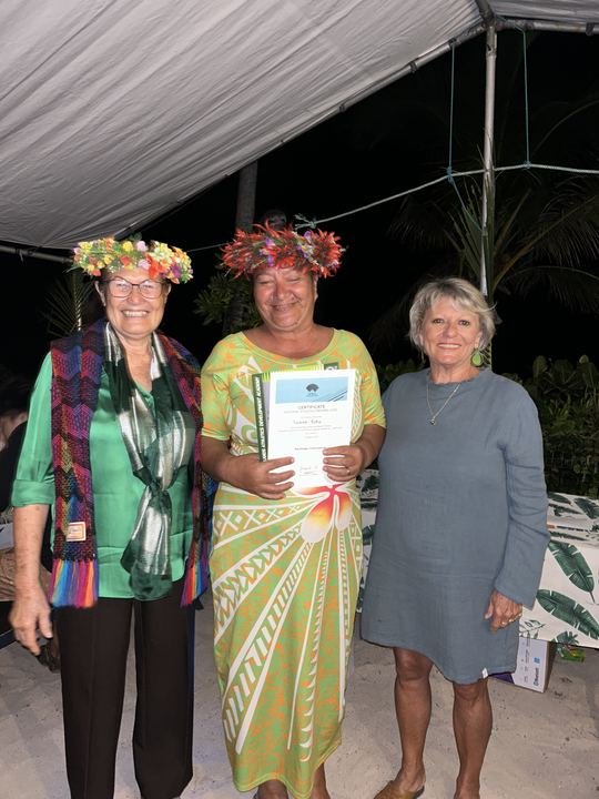 Certificate presentation for the academy