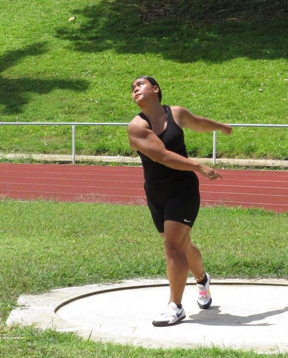 Winding up in the throwing circle