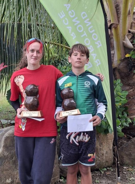Winners with their trophies