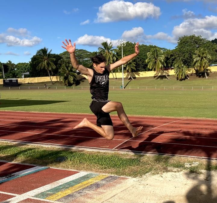 Flying in the long jump