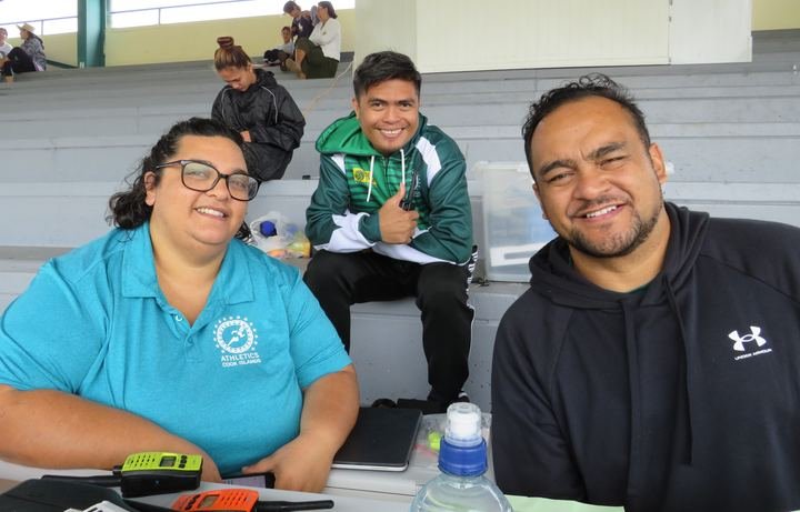 Officials at the recording table