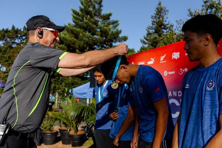 Medals presented at the prize-giving