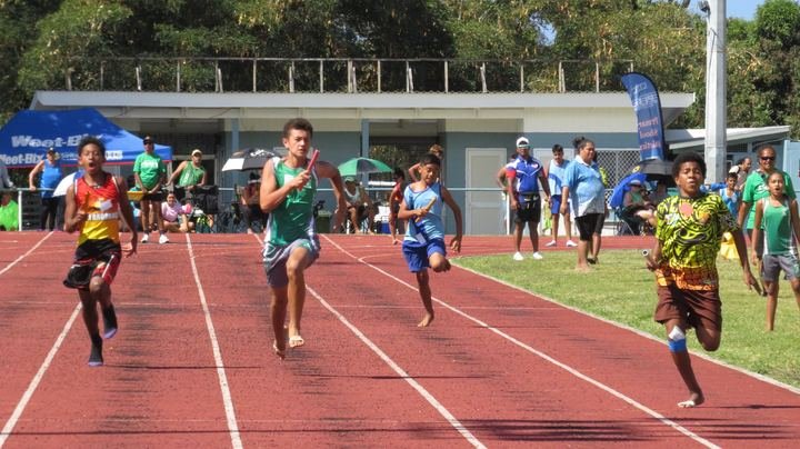 Sprinting down the straight on day two