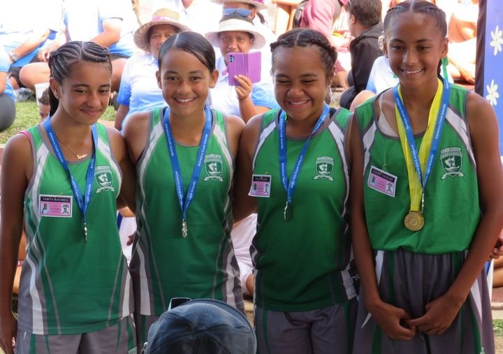 Medallists on day two