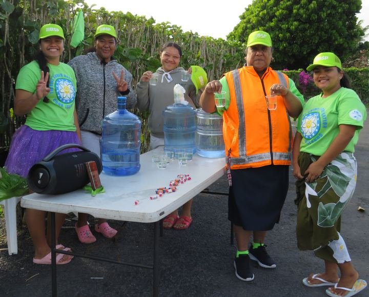 Water station volunteers