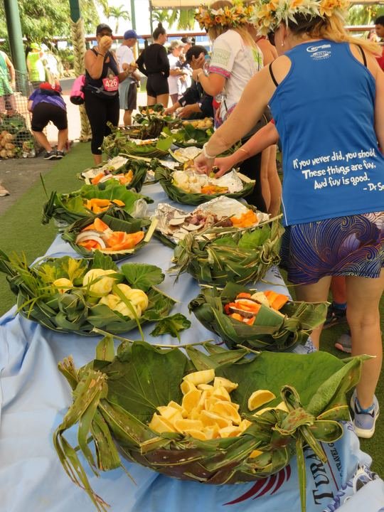 Fresh fruit for finishers