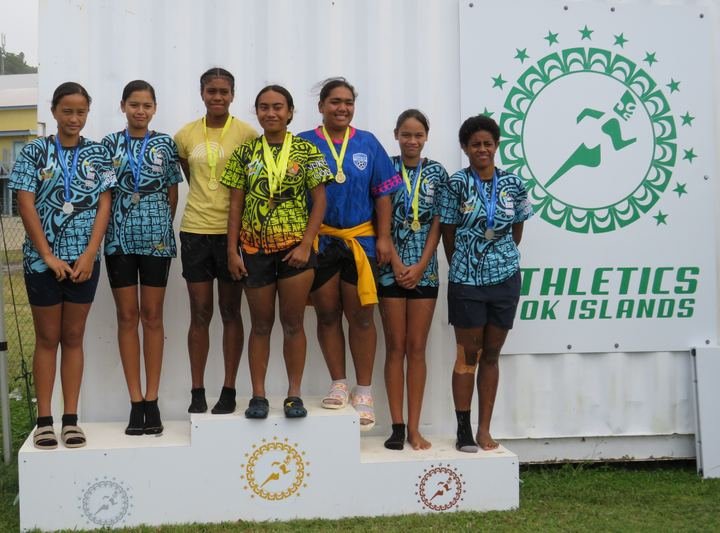 Medallists on the podium